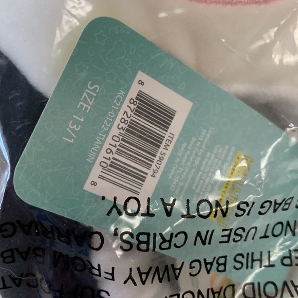 Squishmallows Original KellyToy Connor Cow Kids Boys Girls Unisex Slippers NWT - Picture 5 of 6